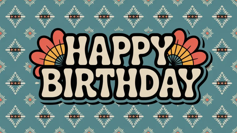Happy Birthday in Navajo