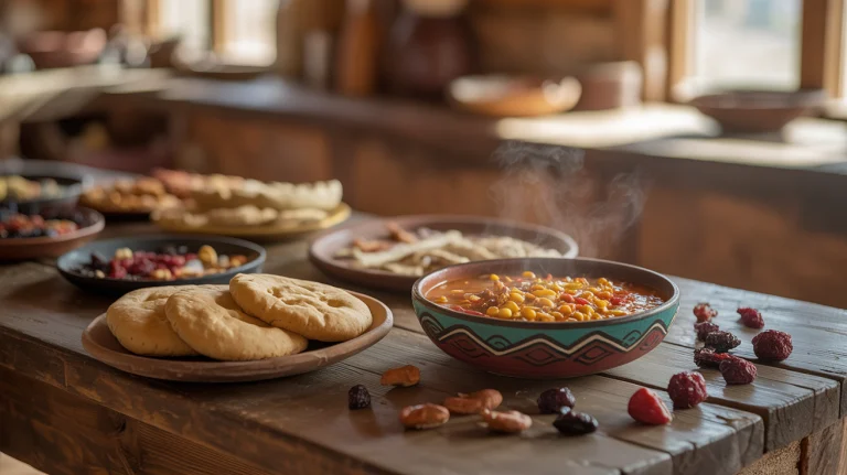 Photo of native american food