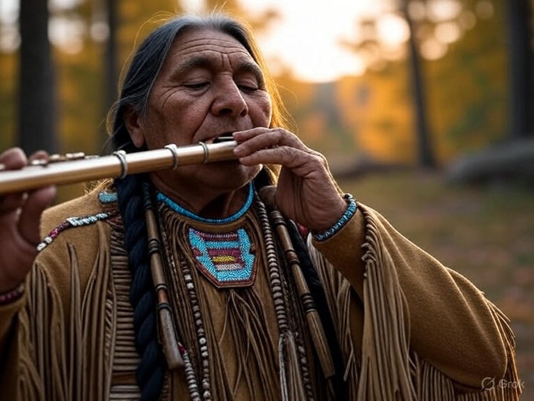 A Native American Musician