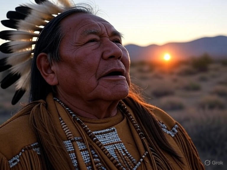 A native american singer