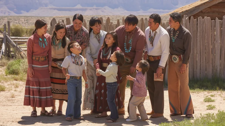 A navajo extended family